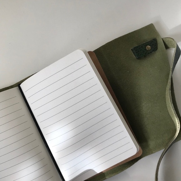 Portland Leather Goods Avocado Small Leather Wrap Journal - Picture 5 of 8